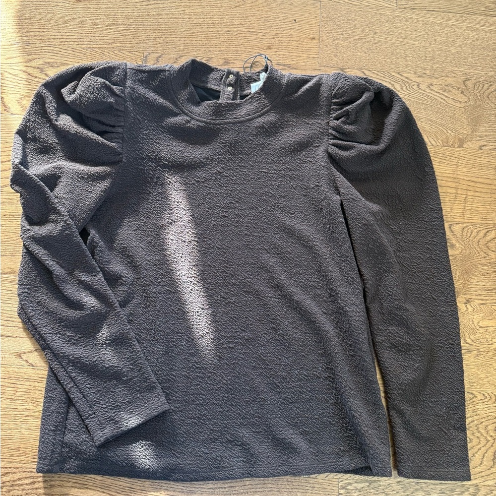 THML Black Textured Blouse